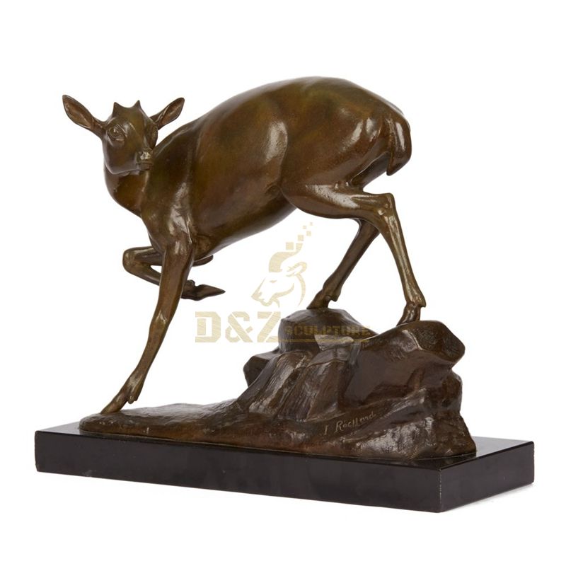 Life size garden bronze goat statue for sale