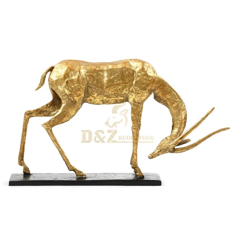 Popular design decorative bronze antelope sculpture