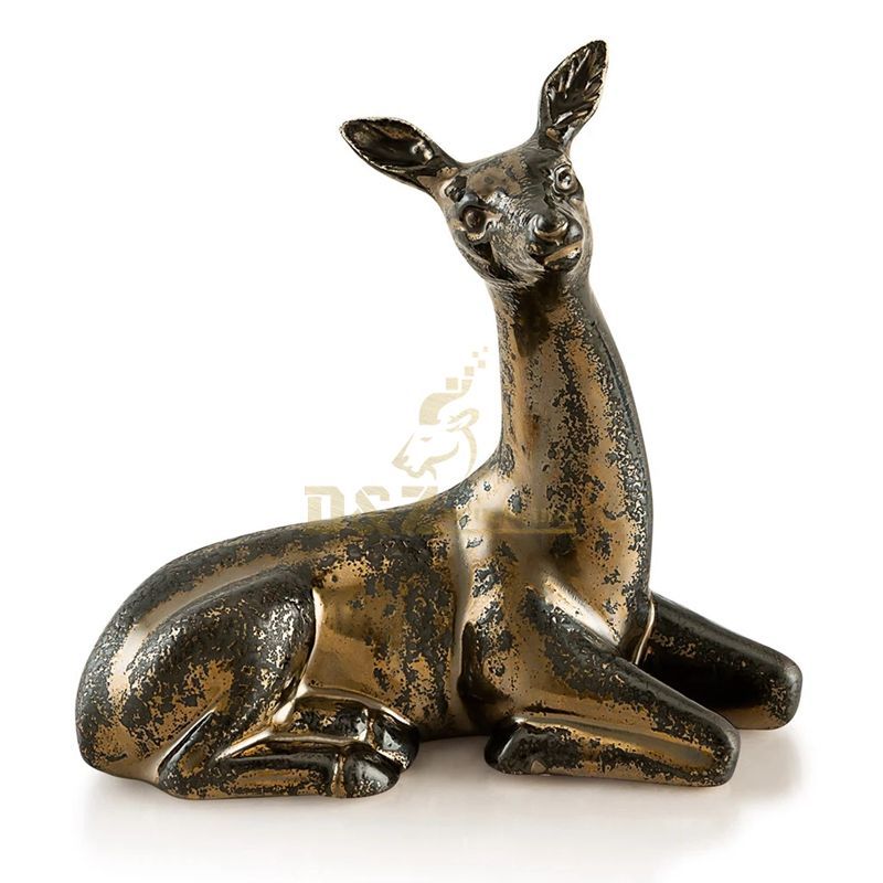 Best selling high quality Dubai bronze antelope statues