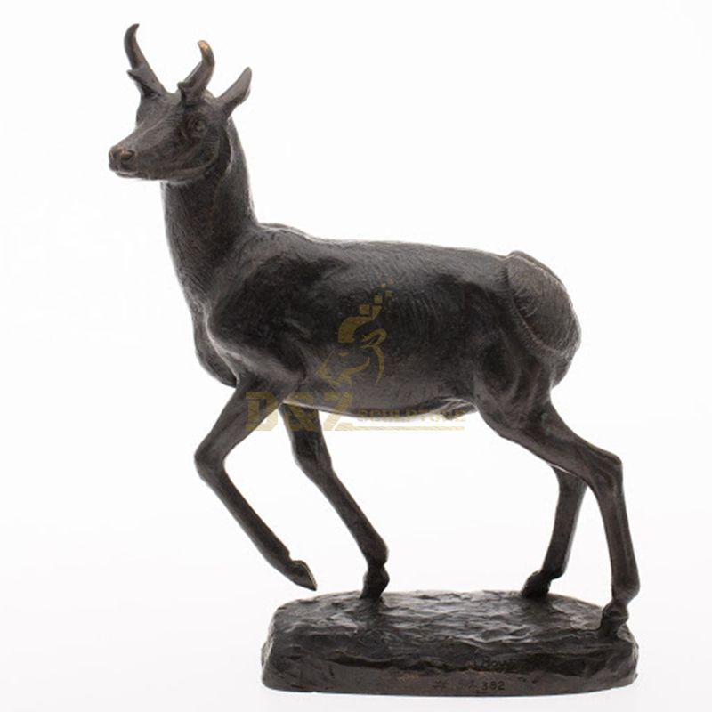 Outdoor garden park decoration customized size bronze antelope sculpture