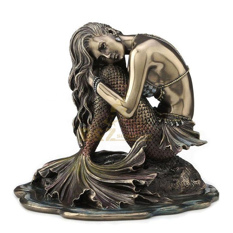 Modern Outdoor Mermaid Bronze Sculpture