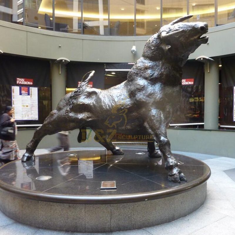 China Factory Seller Bronze Bull Sculpture