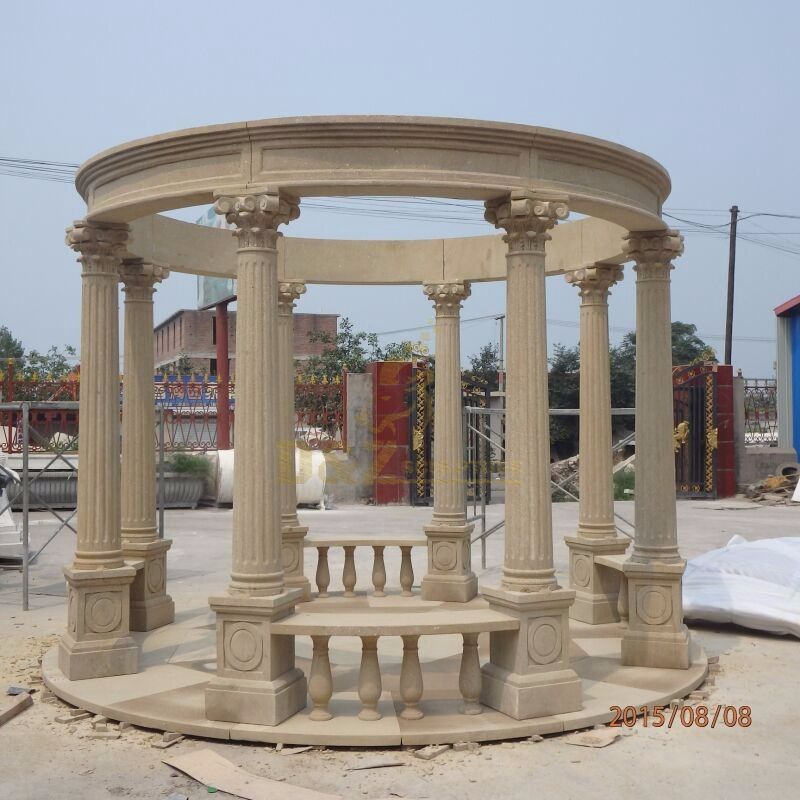 Factory Price Landscape Large Natural Stone Gazebo