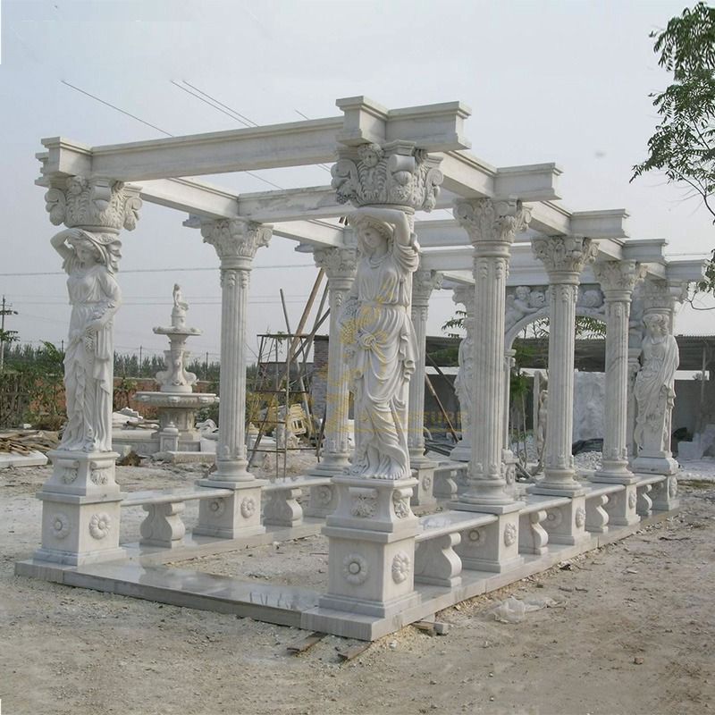 Factory Price Landscape Large Natural Stone Gazebo