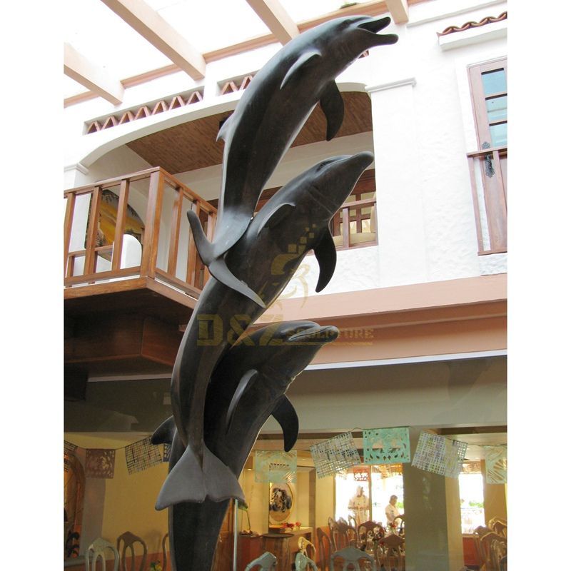 Dolphin sculptures are available for sale