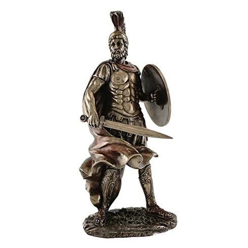 bronze man soldier sculpture Sparta warrior statues for sale