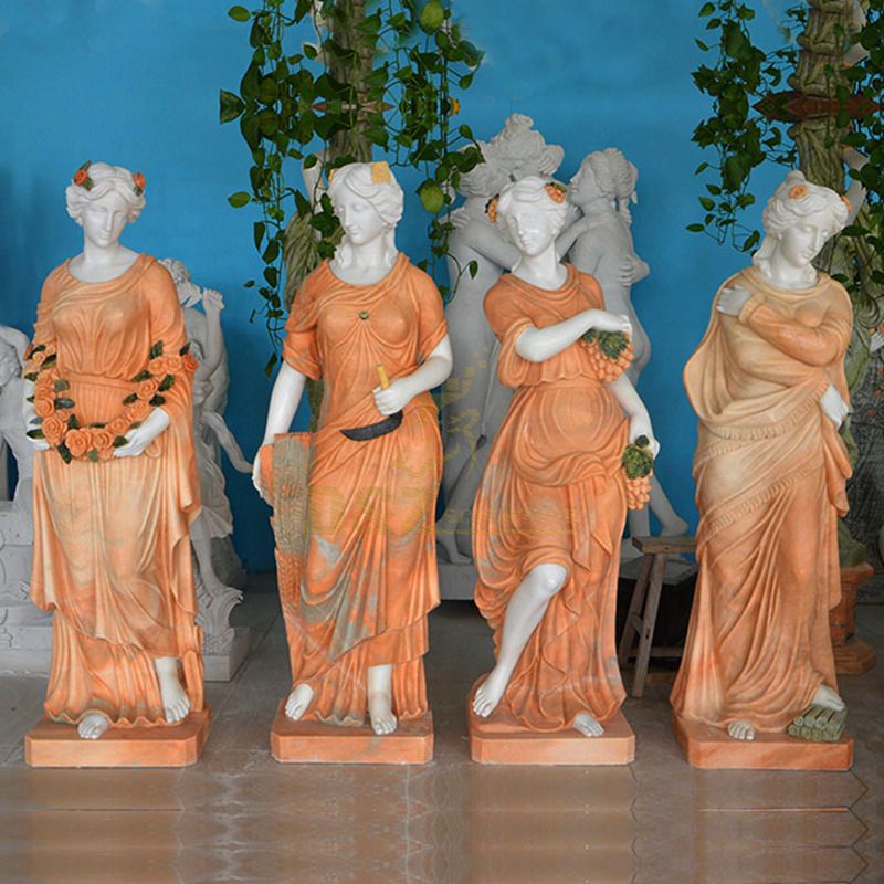 Famous Beautiful Four Seasons Goddess Statues For Garden Decorative