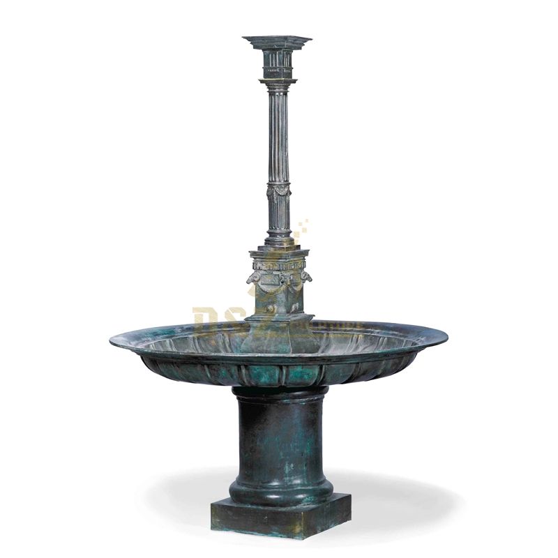 Outdoor Garden Simple Design Bronze Fountain Sculpture Decoration