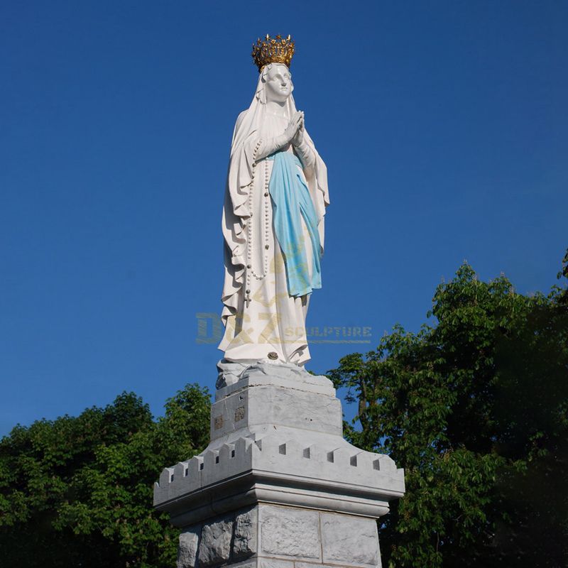 Polyresin Virgin Mary Sculpture Custom Catholic Religious Statues