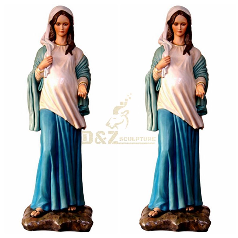 Polyresin Virgin Mary Sculpture Custom Catholic Religious Statues