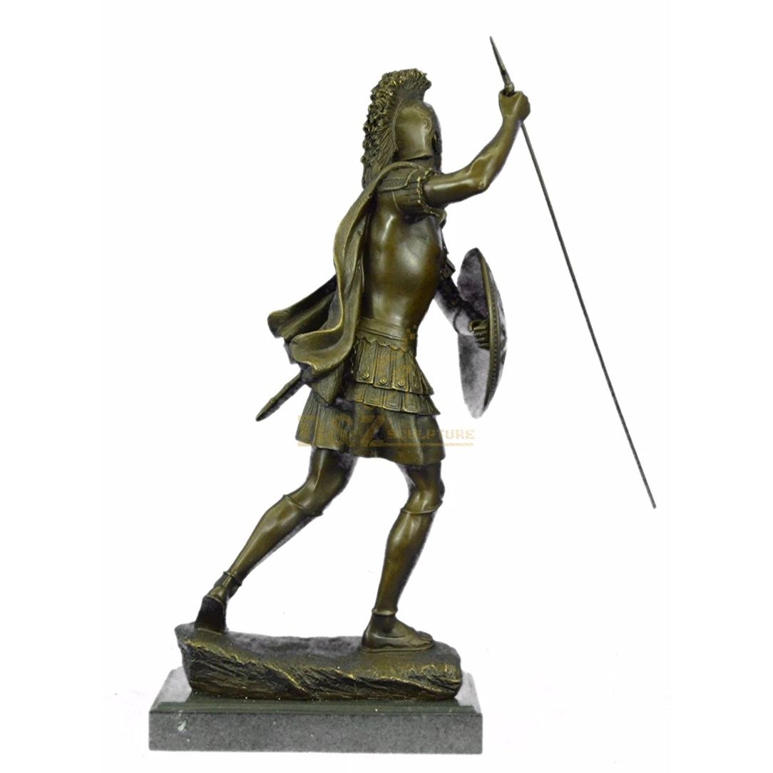 ancient roman warrior statue