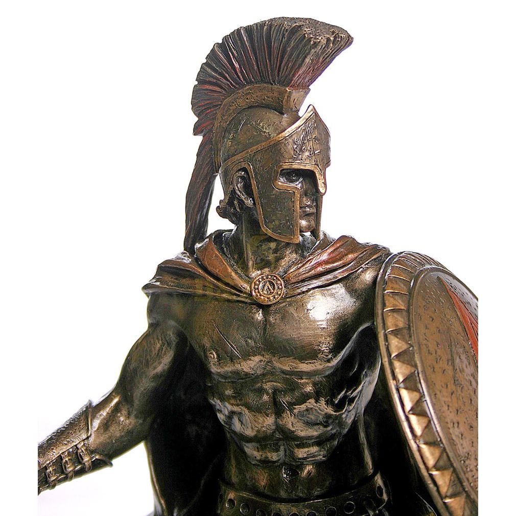 Life Size bronze greek warrior statue sculpture for sale
