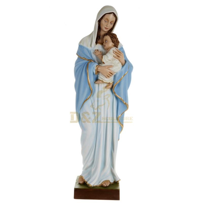 Handmade Virgin Mary Resin Sculpture Home Decoration