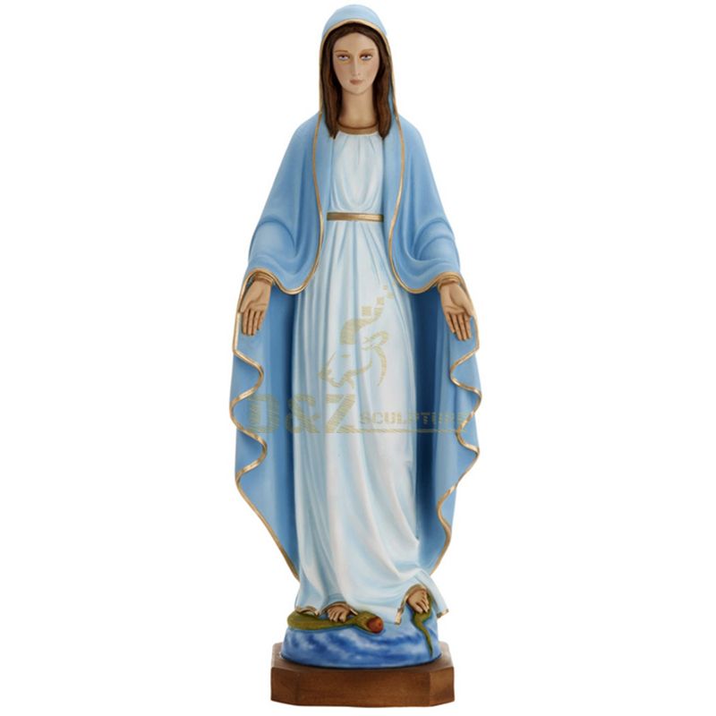 Handmade Virgin Mary Resin Sculpture Home Decoration