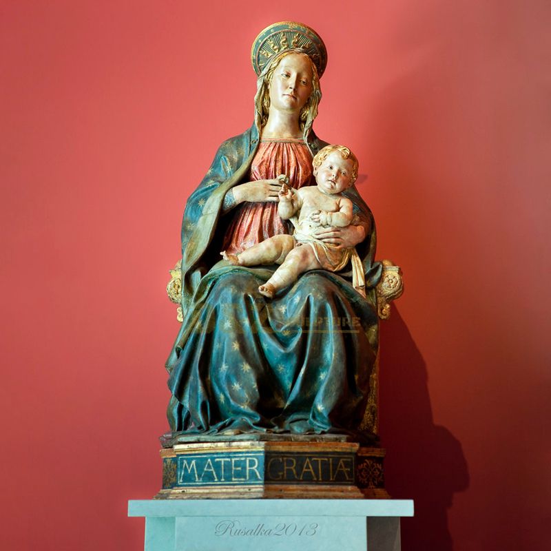 Wholesale Custom High Quality Catholic Mother Mary And Jesus Statue