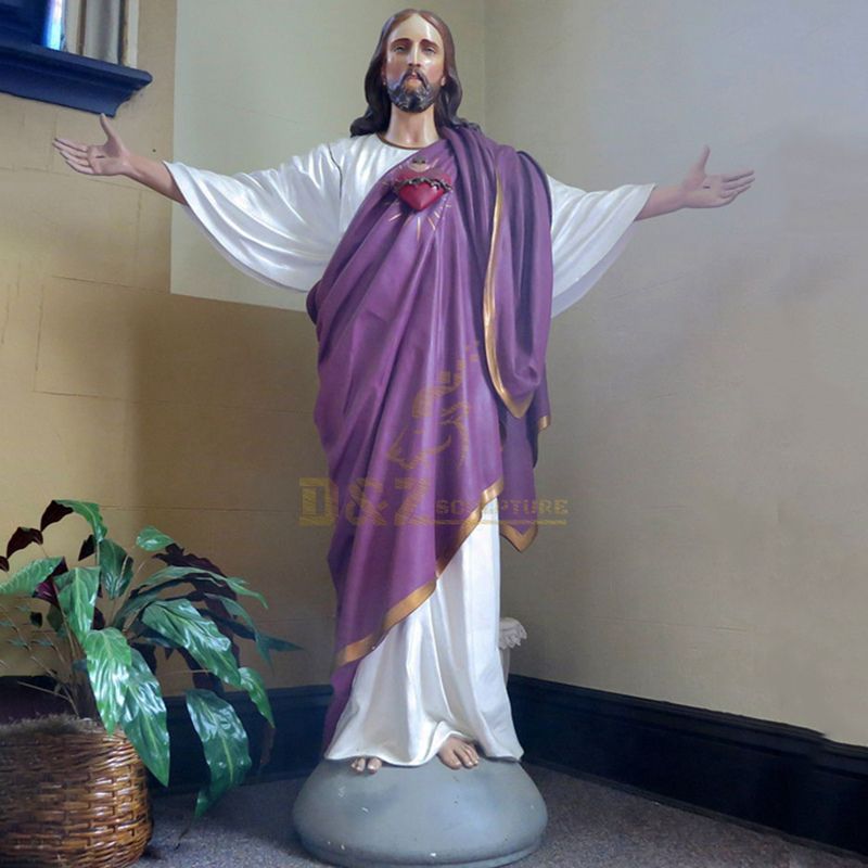 Garden Art Antique Life Size Meditating Jesus Statue For Decoration