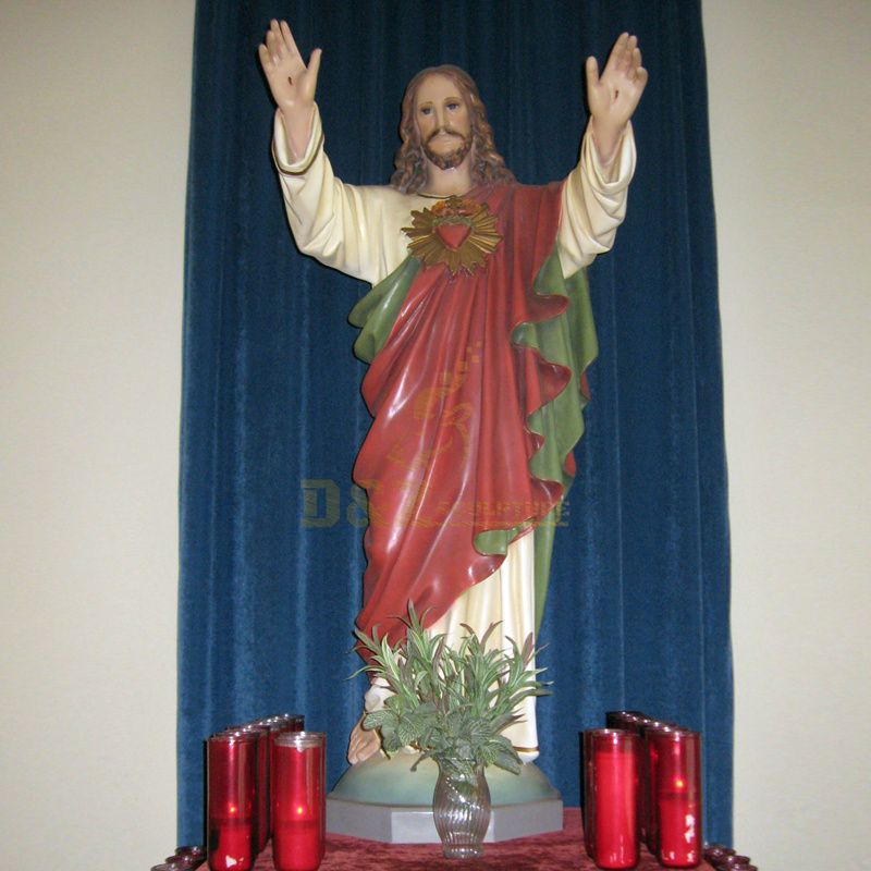 Garden Art Antique Life Size Meditating Jesus Statue For Decoration