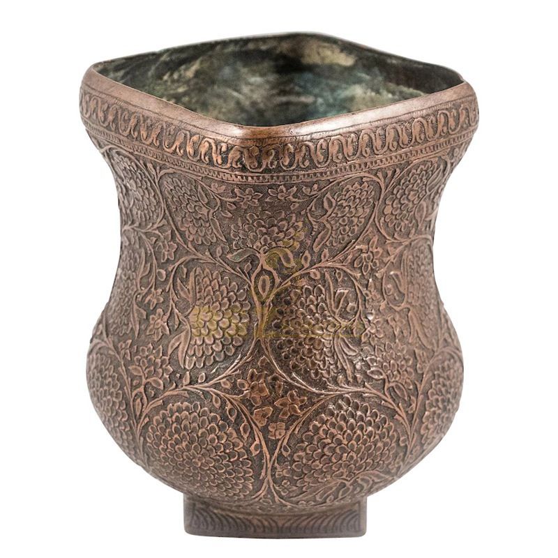 New Rose Style Bronze Garden Flower Pot Planter