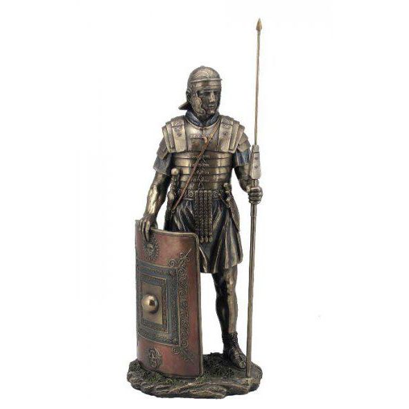 decor life size metal art casting sparta Warrior