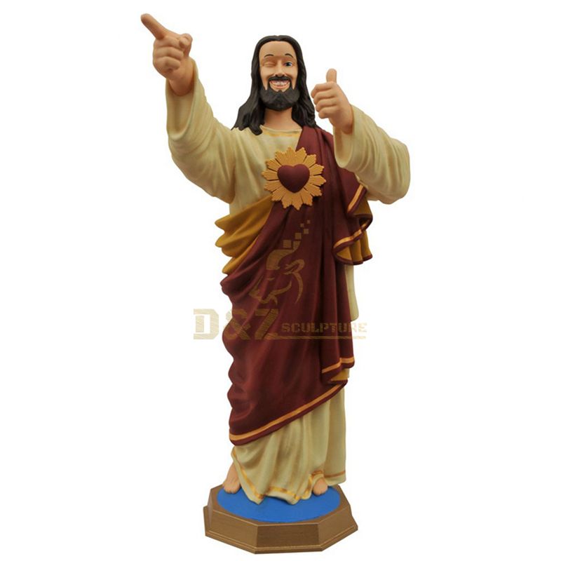 Hot Sale Personalized Handmade Resin Home Decoration Christ Resin Jesus Statue