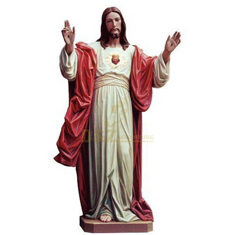 Best Church Life Size Polyresin Catholic Religious Sculpture Fiberglass Jesus Christ Statue Indoor