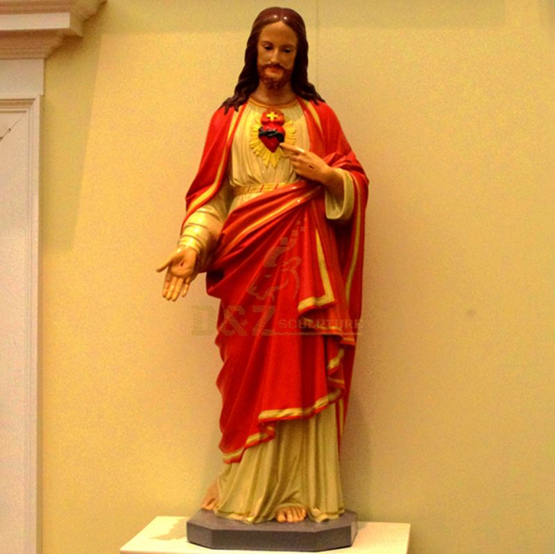 Best Church Life Size Polyresin Catholic Religious Sculpture Fiberglass Jesus Christ Statue Indoor