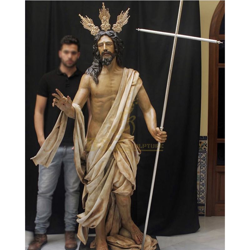 Best Church Life Size Polyresin Catholic Religious Sculpture Fiberglass Jesus Christ Statue Indoor