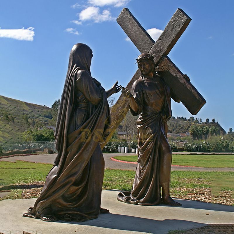 Commercial Street Project Figure Sculpture Cast Bronze Jesus Statue