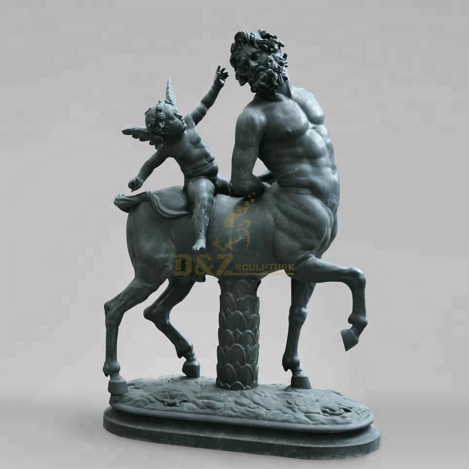 Customized ancient famous decorations sculpture casting bronze life size centaur statues