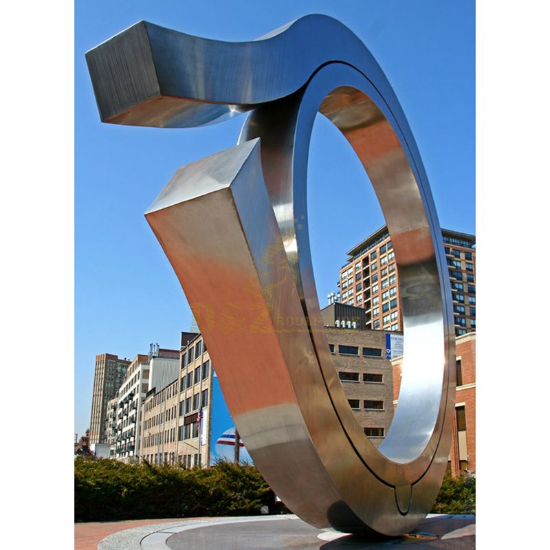 Modern Custom Stainless Steel Circle Sculptures