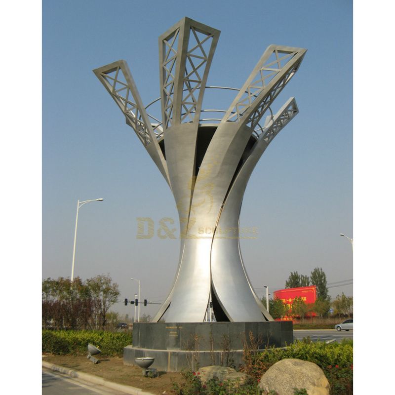 Large Outdoor Stainless Steel Modern Art Sculpture