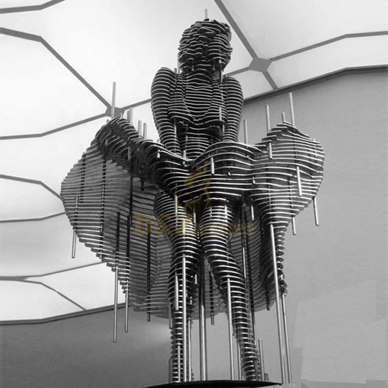 Large Stainless Steel Marilyn Monroe Metal Hollow Sculpture