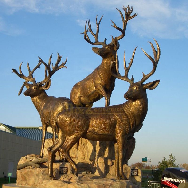 Customized Size Bronze Antelope Sculpture