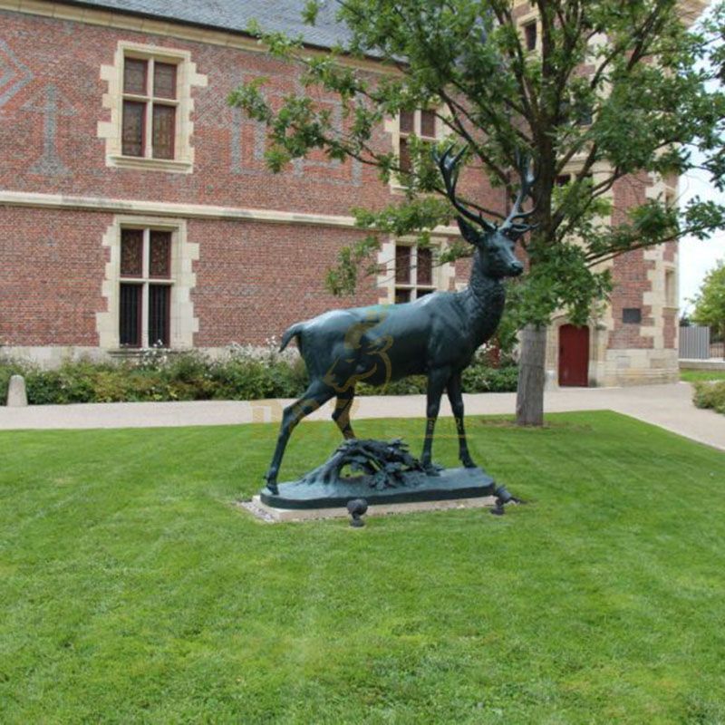 Garden Decoration Animal Bronze Antelope Sculpture