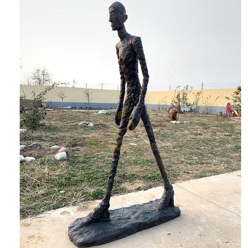 Metal craft life size bronze girl dancing garden statue