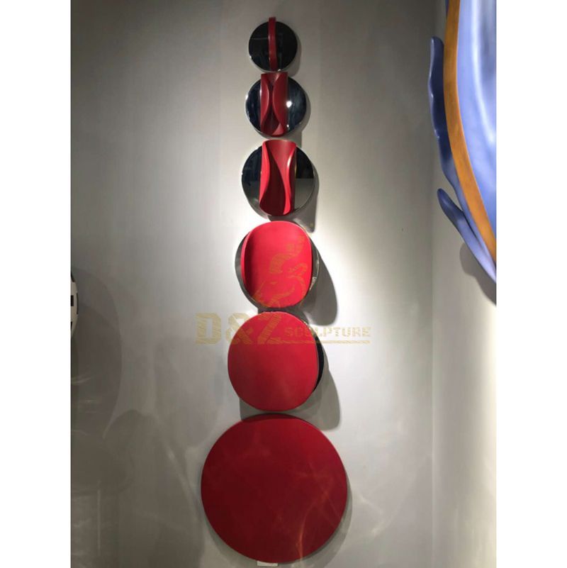 Good Quality Stainless Steel Plating Circle Wall Art Sculpture