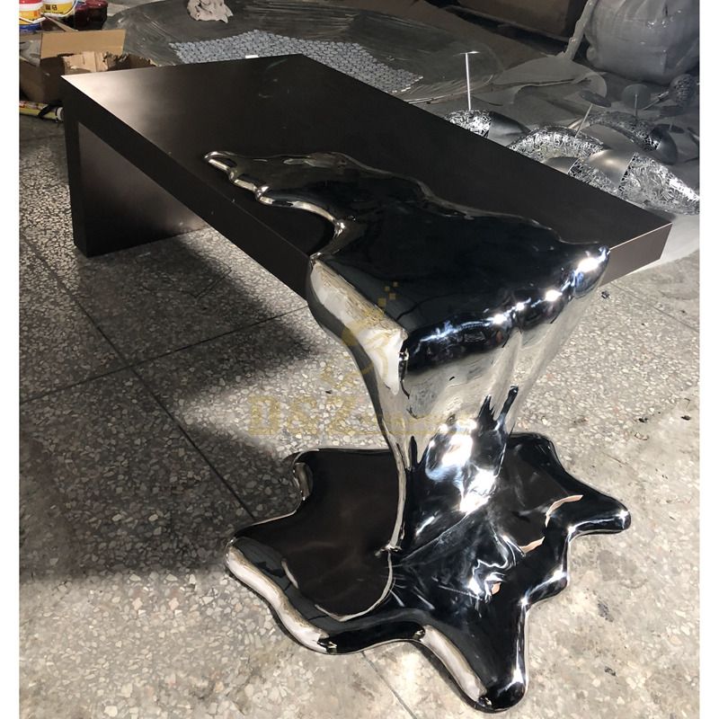 Large Stainless Steel Statues Office Table Sculpture