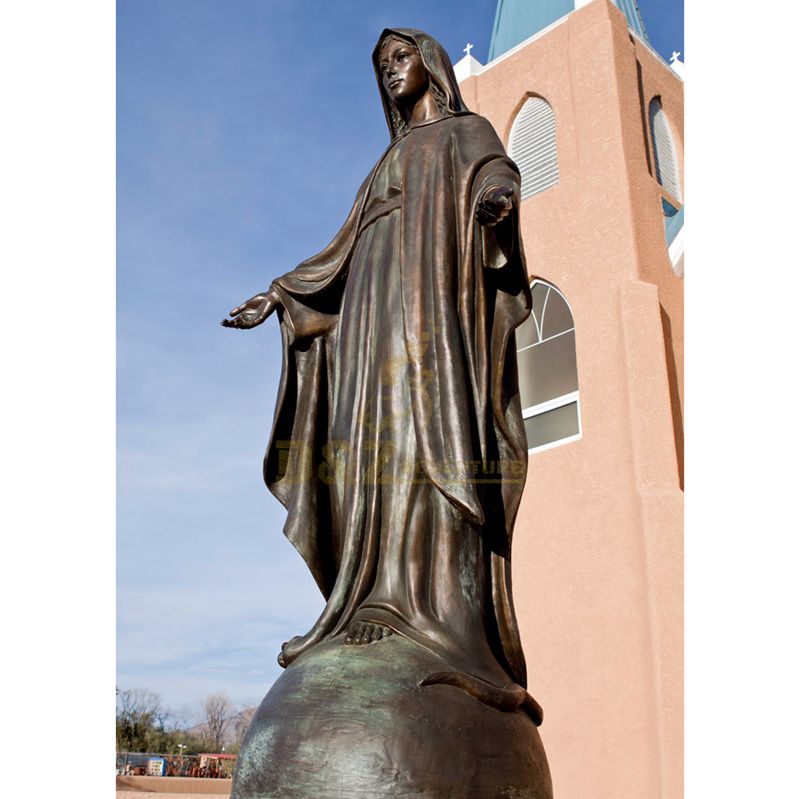 Life Size Church Decor Bronze Virgin Mary Fatima Statue For Sale