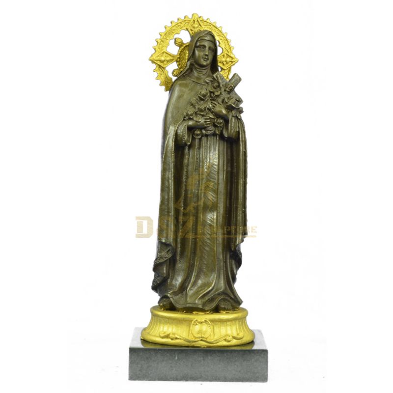 Home Decoration Bronze Virgin Mary Garden Statues