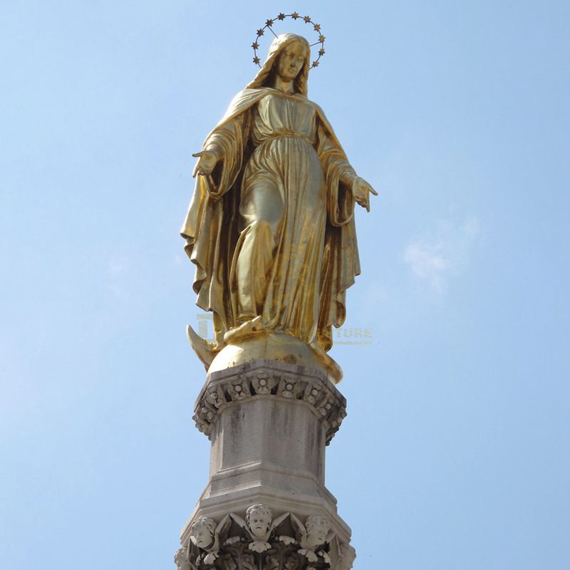 Catholic Religious Statues Bronze Virgin Mary Statue