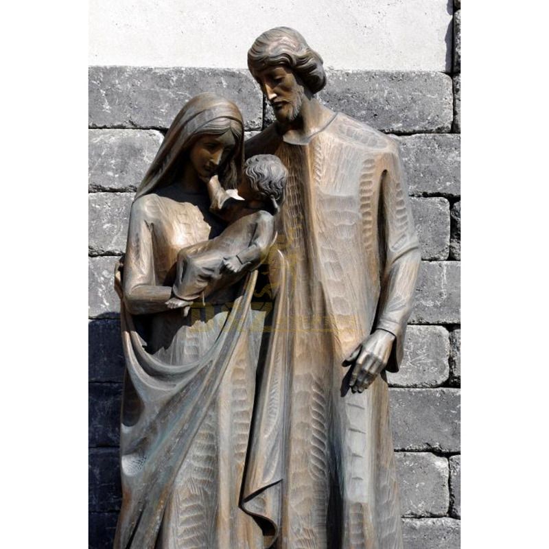 Custom Sculpture Bronze Holy Family Statue