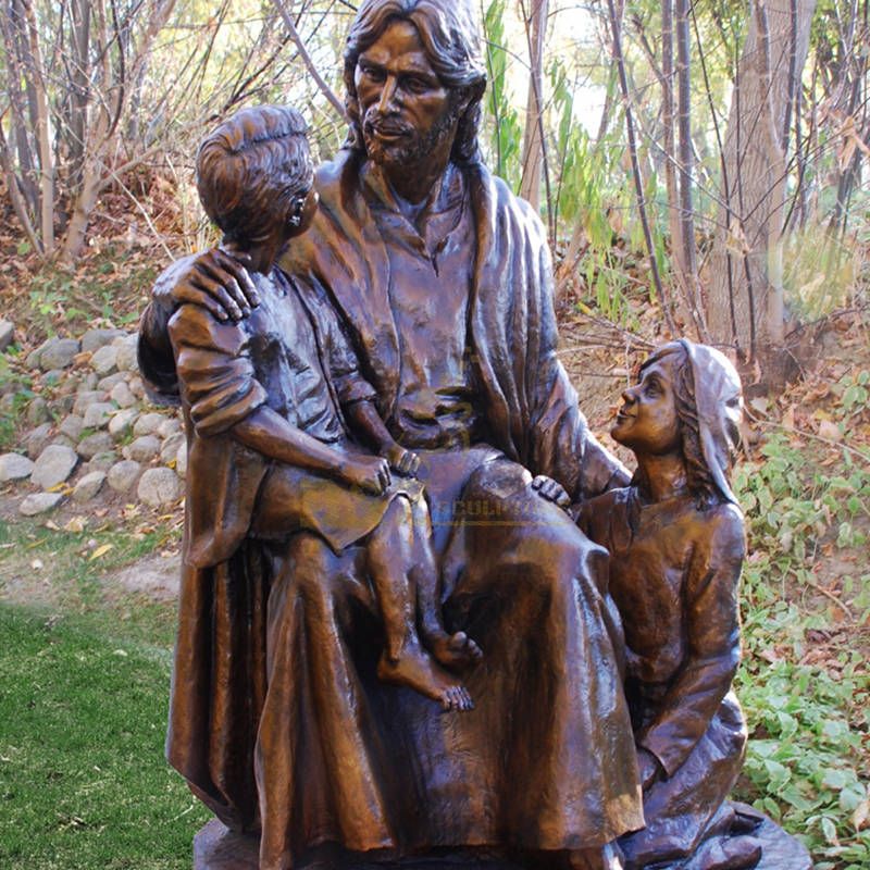 Life Size Holy Family Cast Bronze Statue