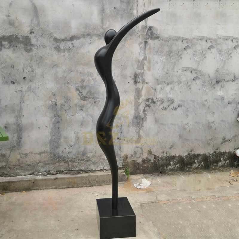 Home or garden decoration abstract stainless steel figure sculpture