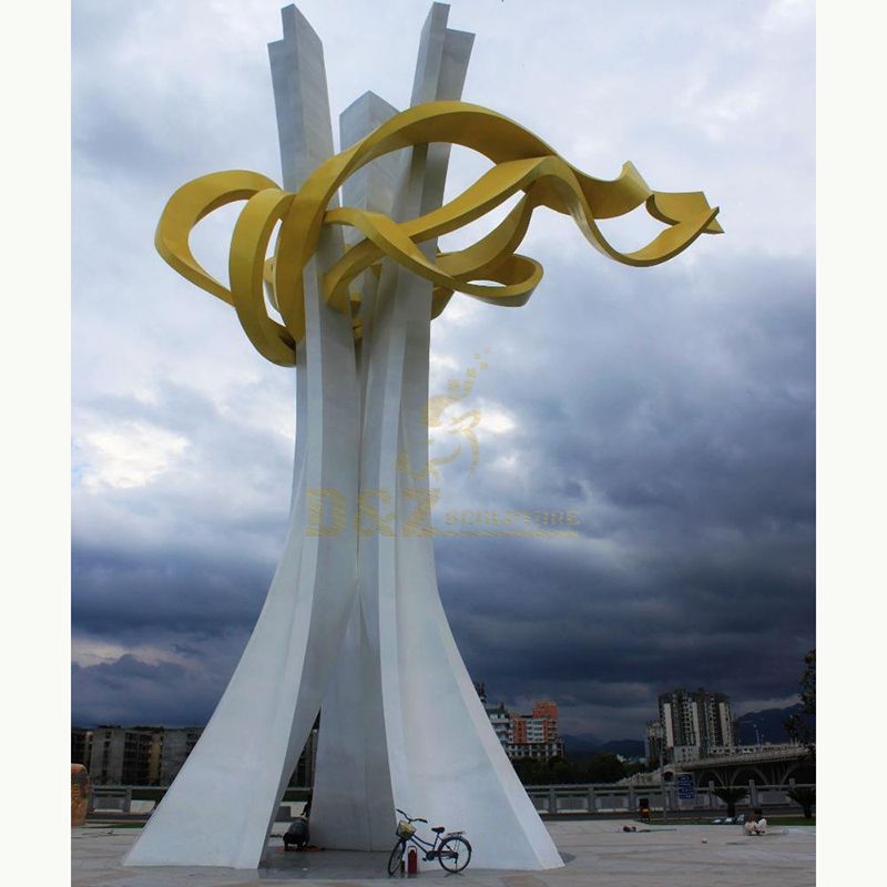 Outdoor Large Modern Stainless Steel Modern Art Sculpture Outdoor Large Modern Stainless Steel Modern Art Sculpture
