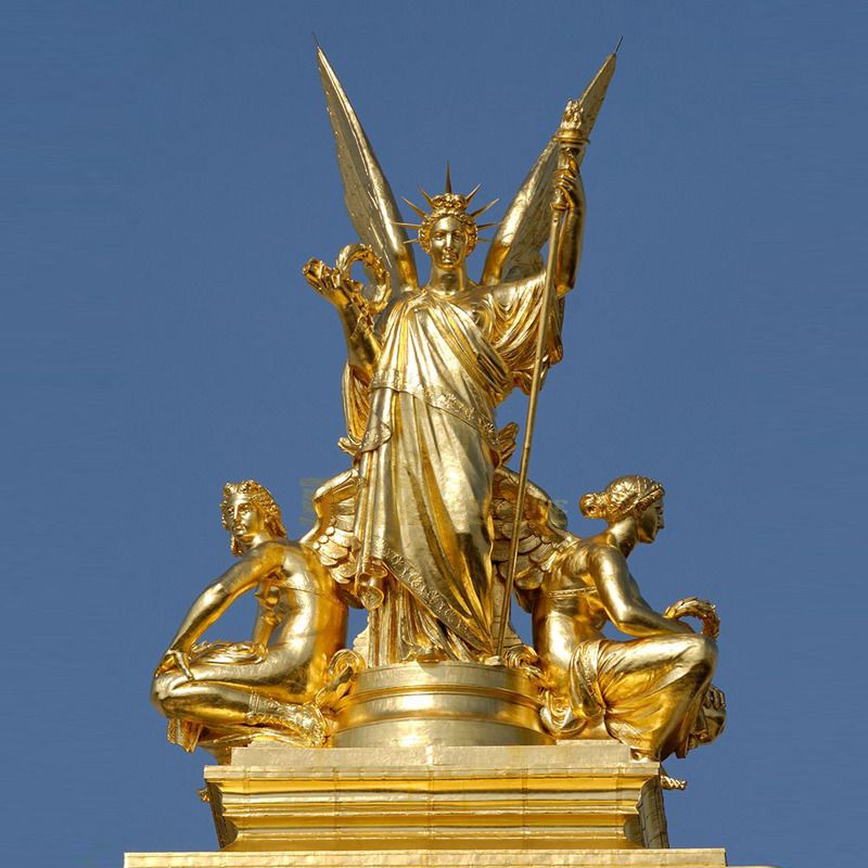 Life Size Religious Winged Bronze Angel Statue For Sale