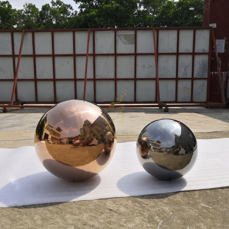 Metal Stainless Steel Sphere Sculpture For Garden Decoration