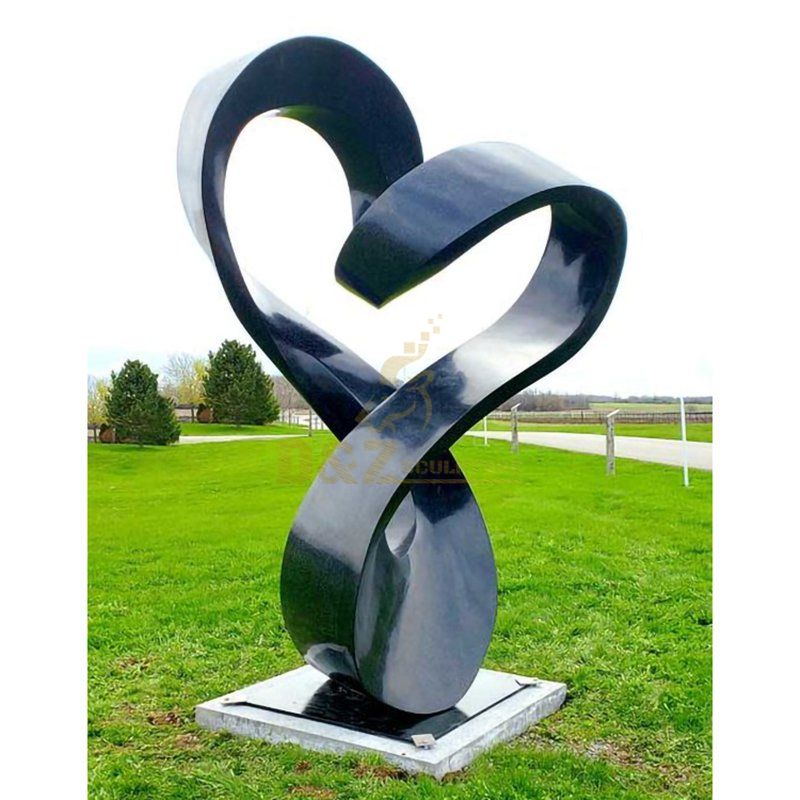 Large Geometric Metal Stainless Steel Modern Sculpture