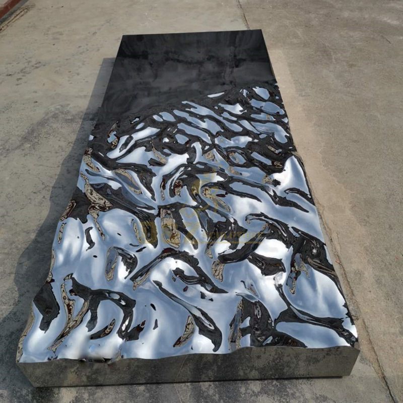 Abstract Home Decoration Metal Art Stainless Steel Plate Sculpture
