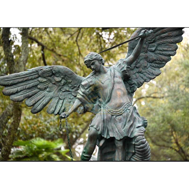 Custom Direct Sale Bronze Sculpture Large City Landscape Bronze Angel Statue