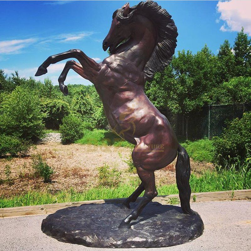 Life Size Horse Garden Statue